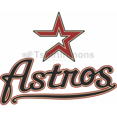 Houston Astros T-shirts Iron On Transfers N1614 - Click Image to Close